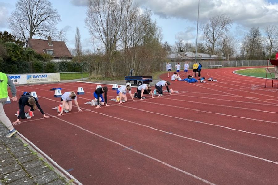 Mooie resultaten bij de onderlinge meerkampen op 29 maart