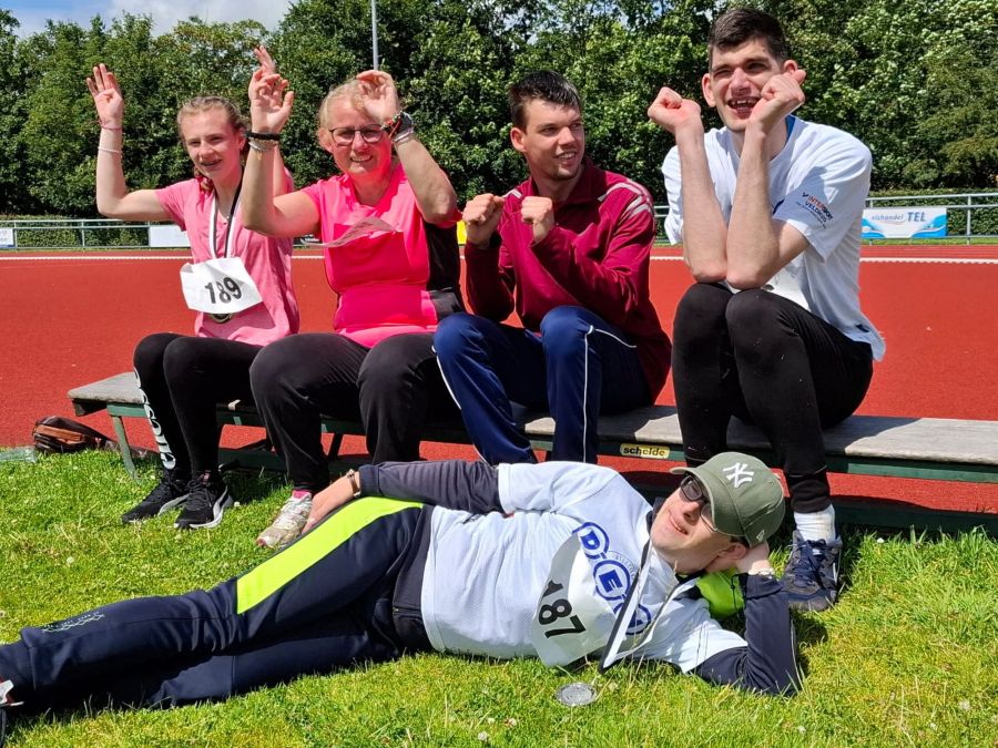 Finale wedstrijd G atleten.