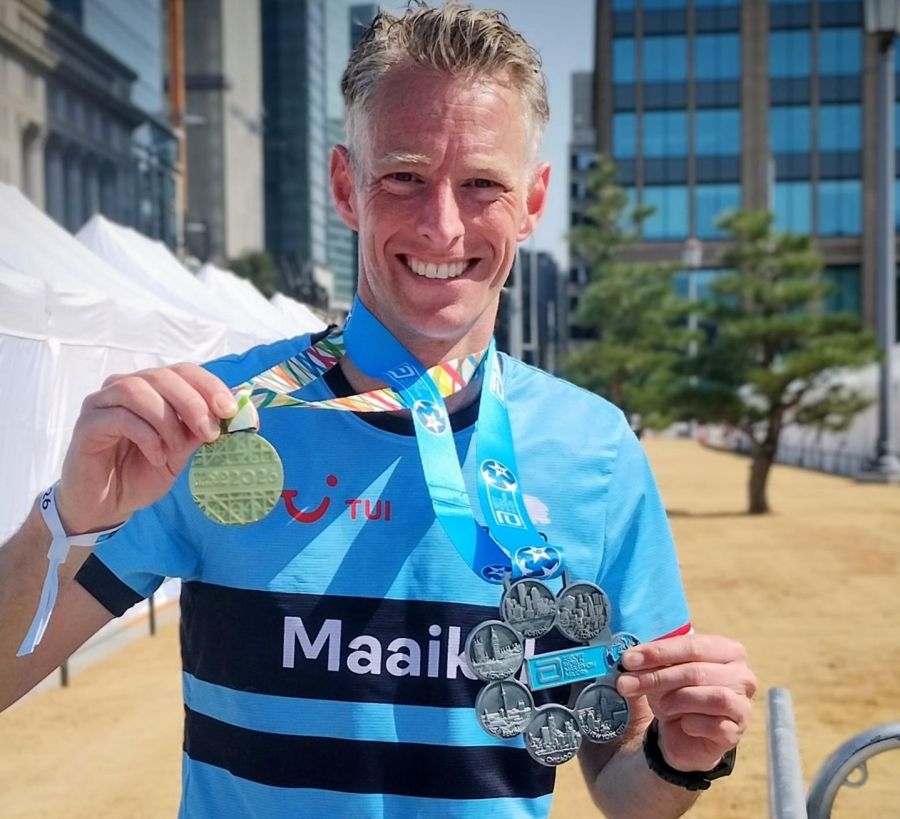 Maaikel heeft een PR gelopen in Tokyo